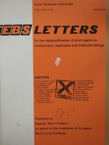 G. Fröman - Febs Letters Volume 129, Number 1-2./Volume 130, Number 1-2. [antikvár]