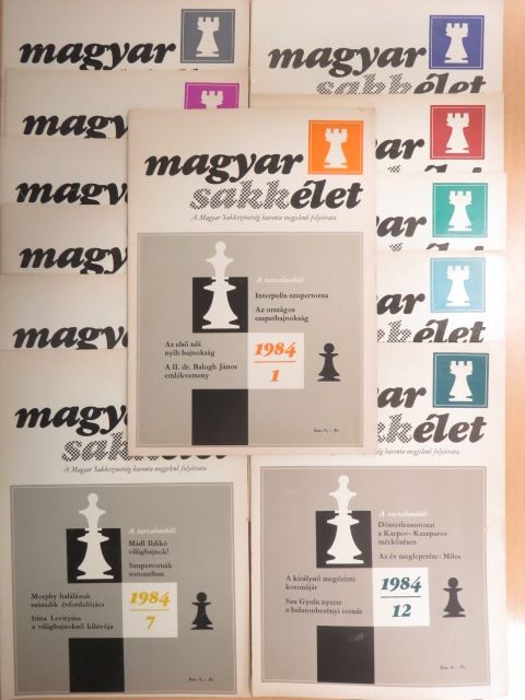 Dr. Földi József - Magyar Sakkélet 1984. január-december [antikvár]