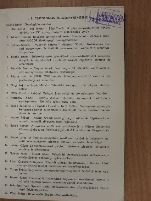 Aba Lehel - Csatornázás és szennyvízkezelés [antikvár]