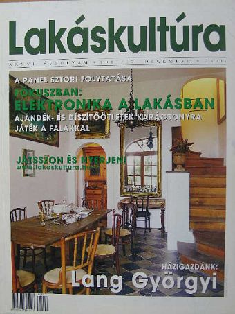 Lakáskultúra 2001. december [antikvár]
