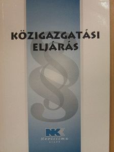 Közigazgatási eljárás [antikvár]