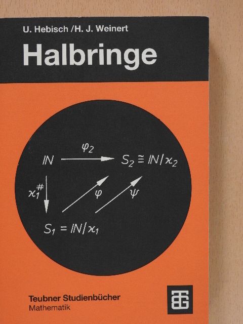Dr. Hanns Joachim Weinert - Halbringe (dedikált példány) [antikvár]