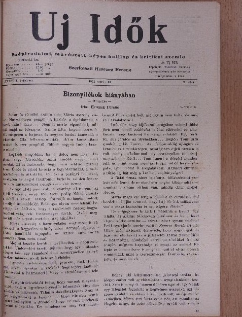 Aldrich - Uj Idők 1932. (nem teljes évfolyam) I-II. [antikvár]