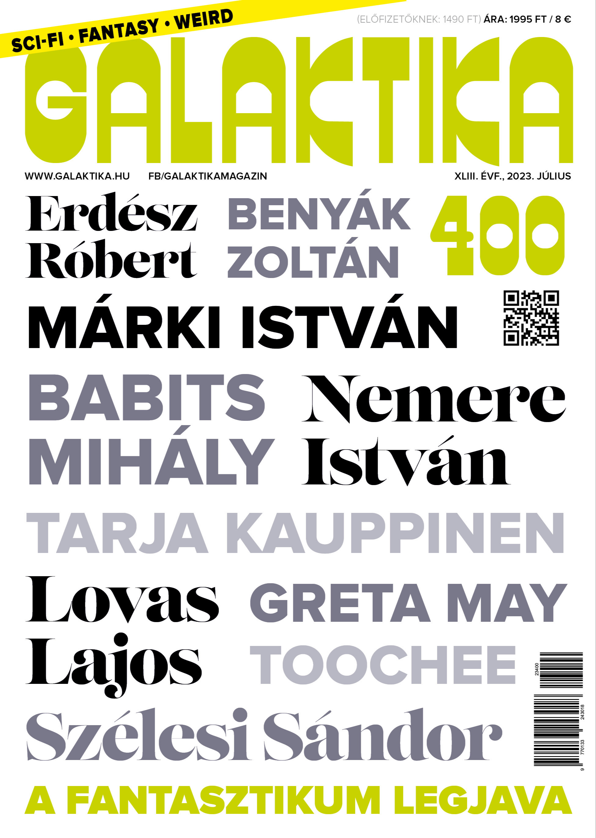 Katalin (főszerk.) Mund - Galaktika 400 [eKönyv: pdf]