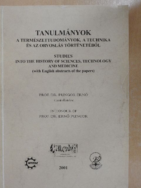Estók Éva - Tanulmányok a természettudományok, a technika és az orvoslás történetéből  [antikvár]