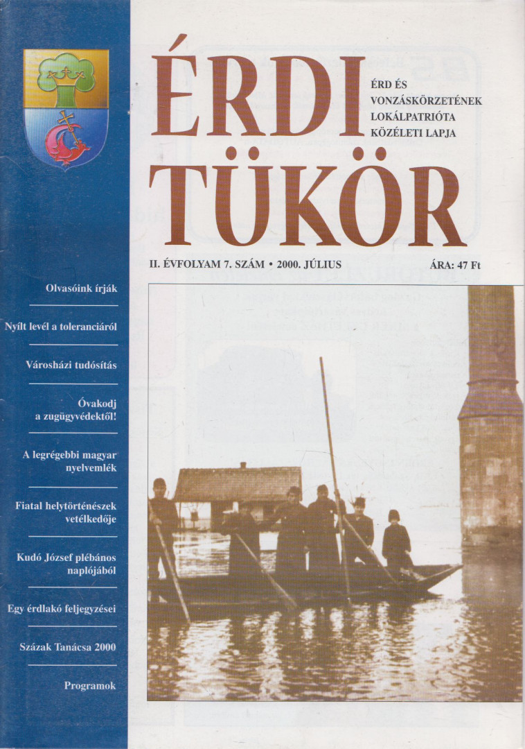 Bartos Csilla - Érdi tükör II. évfolyam / 7. szám [antikvár]