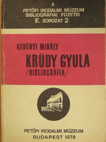 Gedényi Mihály - Krúdy Gyula [antikvár]