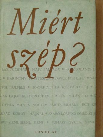 Ady Endre - Miért szép? [antikvár]