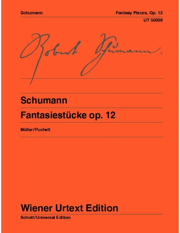 Schumann, Robert - FANTASIESTÜCKE OP.12 FÜR KLAVIER (MÜLLER/PUCHELT) WIENER URTEXT EDITION