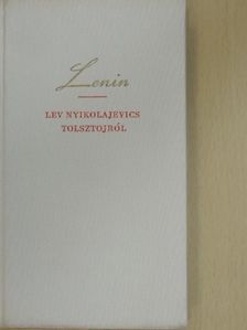 V. I. Lenin - Lev Nyikolajevics Tolsztojról [antikvár]