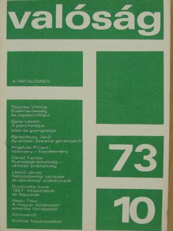 Almási Miklós - Valóság 1973. október [antikvár]