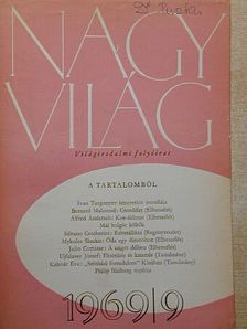 Bernard Malamud - Nagyvilág 1969. szeptember [antikvár]