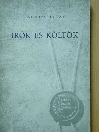 Voinovich Géza - Írók és költők [antikvár]