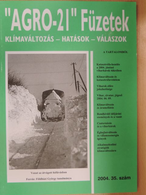 Bonta Imre - "AGRO-21" Füzetek 2004/35. [antikvár]