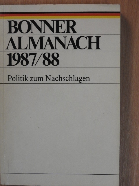 Bonner Almanach 1987/88 [antikvár]