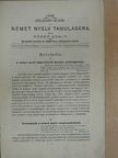 Róder Adolf - Levélszerinti oktatás a német nyelv magánúton való tanulására 1-40. [antikvár]