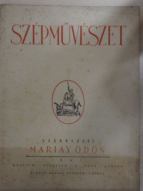 Baránszky-Jób László - Szépművészet 1941. június [antikvár]