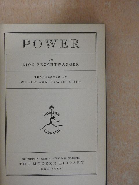 Lion Feuchtwanger - Power [antikvár]