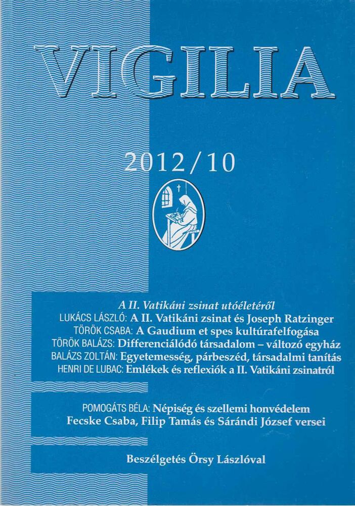 Lukács László - Vigilia 2012/10 [antikvár]