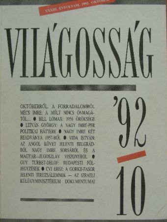 Bill Lomax - Világosság 1992. október [antikvár]