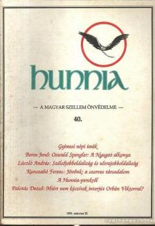 KUNSZABÓ FERENC - Hunnia 40. [antikvár]