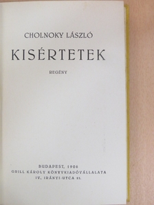 Cholnoky László - Kisértetek [antikvár]