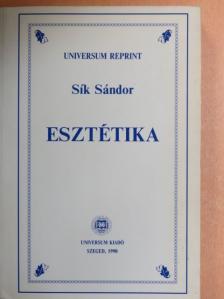 Sík Sándor - Esztétika [antikvár]