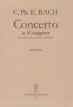 BACH,C.PH.E. - CONCERTO IN SIb MAGGIORE PER OBOE SOLO,ARCHI E CEMBALO, PARTITÚRA