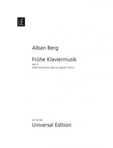 BERG, ALBAN - FRÜHE KLAVIERMUSIK HEFT 2, 12 VARIATIONEN ÜBER EIN EIGENES THEMA