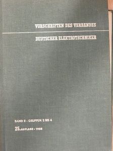 VDE-Vorschriften II. [antikvár]