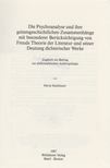 Herta Steinbauer - Die Psychoanalyse und ihre geistesgeschichtlichen Zusammenhänge mit besonderer Berücksichtigung von Freuds Theorie der Literatur [antikvár]