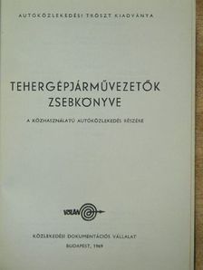 Tehergépjárművezetők zsebkönyve [antikvár]