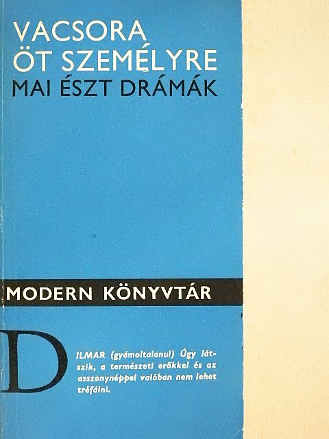 Enn Vetemaa - Vacsora öt személyre [antikvár]