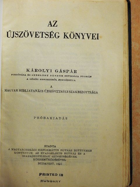 Az Újszövetség könyvei [antikvár]