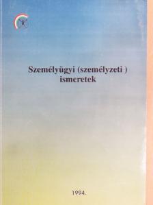 Szemes László - Személyügyi (személyzeti) ismeretek [antikvár]