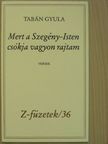 Tabán Gyula - Mert a Szegény-Isten csókja vagyon rajtam [antikvár]