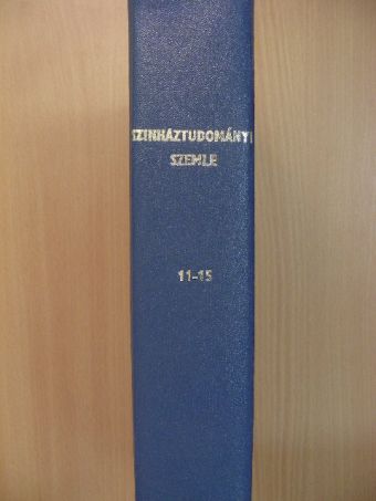 Színháztudományi Szemle 1983-1984. (vegyes számok) (4 db) [antikvár]