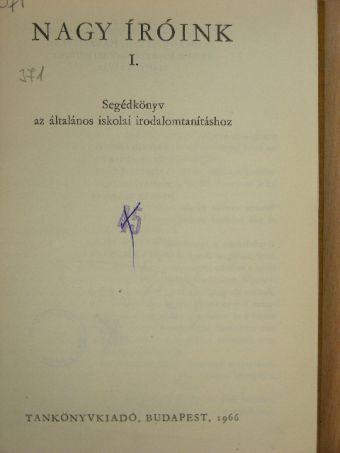 Balogh László - Nagy íróink I. [antikvár]