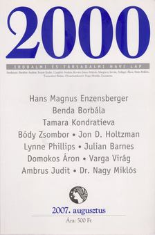 Trencsényi Balázs - 2000 Folyóirat 2007/8 [antikvár]