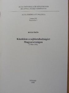 Both Ödön - Küzdelem a sajtószabadságért Magyarországon 1790-1795 [antikvár]
