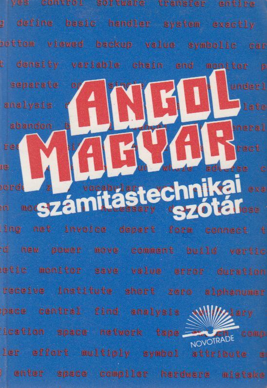 HOMONNAY PÉTER - Angol-magyar számítástechnikai szótár [antikvár]