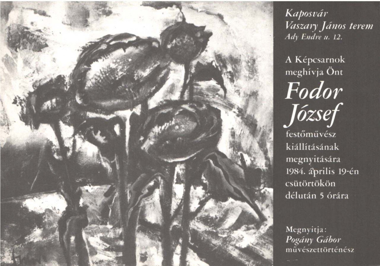 DÖMÖTÖR JÁNOS - Fodor József festőművész kiállítása [antikvár]