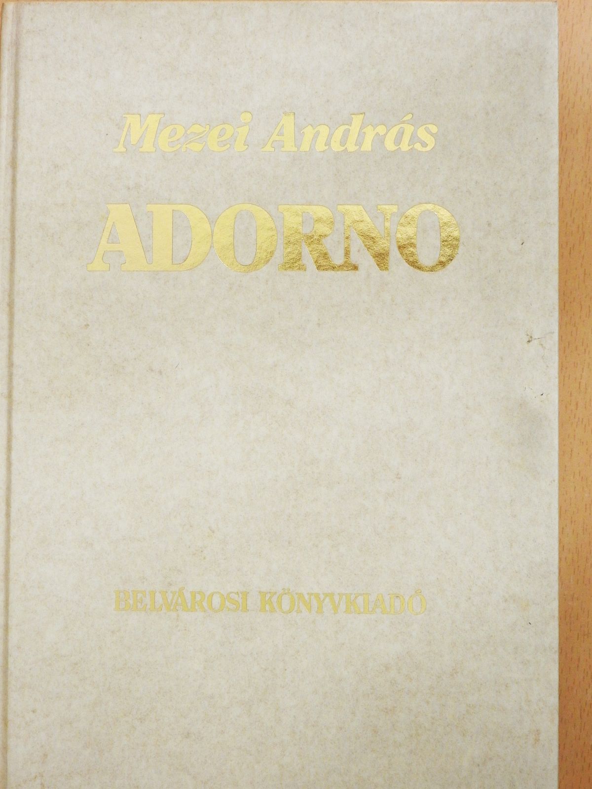 Mezei András - Adorno (dedikált példány) [antikvár]