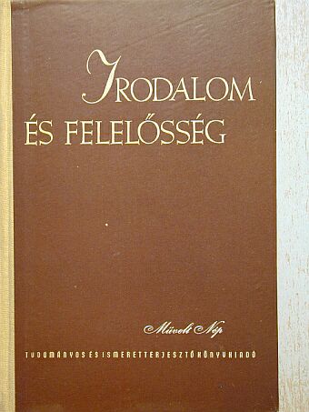 Pándi Pál - Irodalom és felelősség [antikvár]