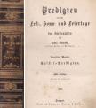 Karl Gerok - Predigten auf alle Fest-, Sonn- und Feiertage II. [antikvár]