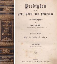 Karl Gerok - Predigten auf alle Fest-, Sonn- und Feiertage II. [antikvár]