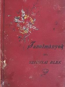 Szitnyai Elek - Tanulmányok [antikvár]