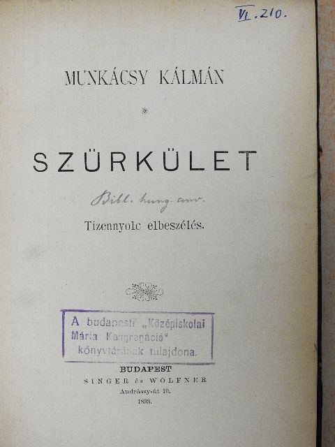 Munkácsy Kálmán - Szürkület [antikvár]