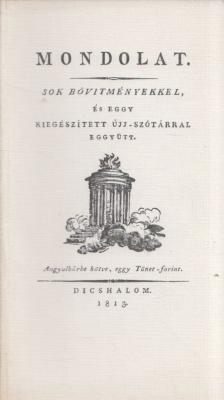 Mondolat (reprint) [antikvár]