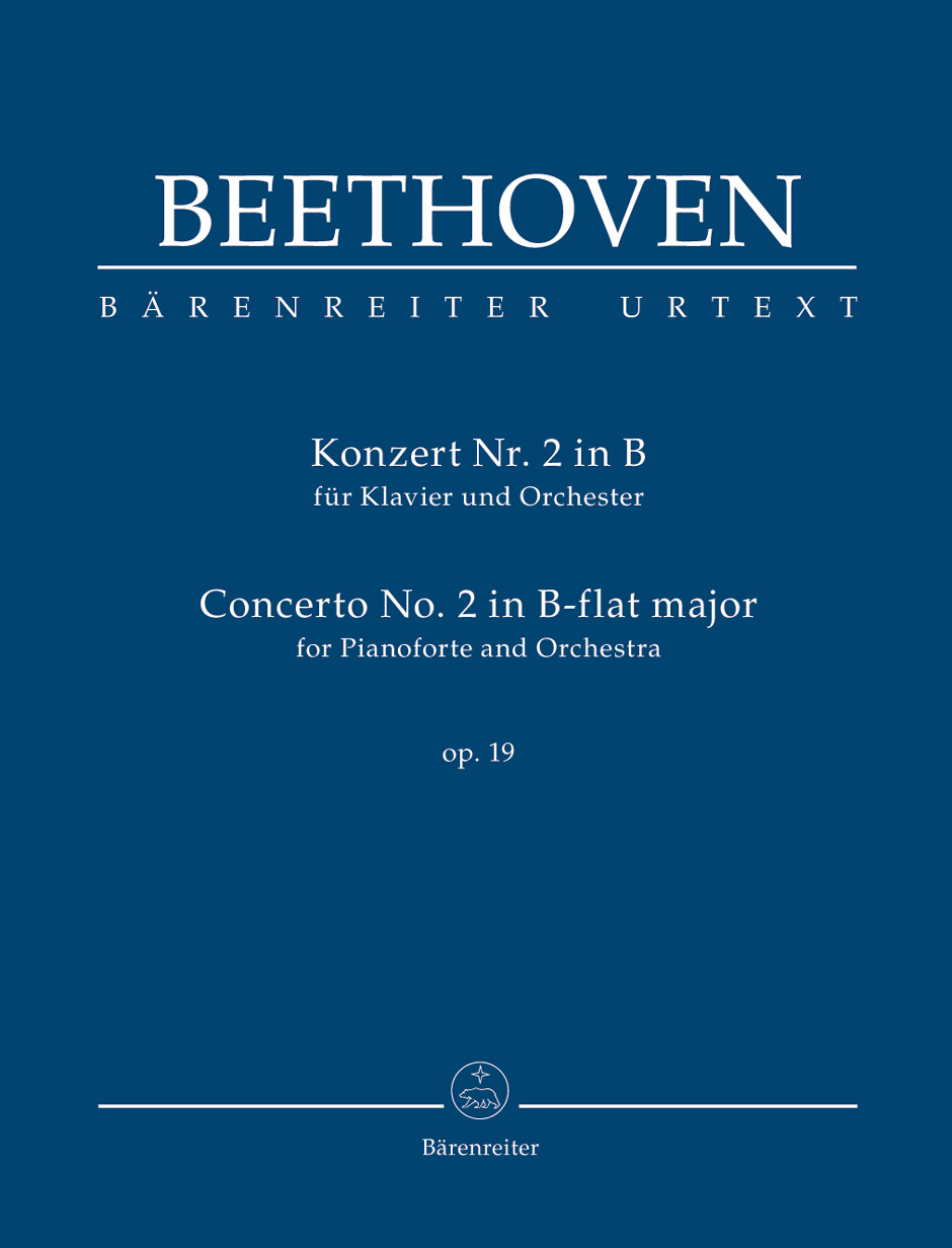 BEETHOVEN - KONZERT NR.2 IN B FÜR KLAVIER UND ORCHESTER OP.19, STUDIENPARTITUR